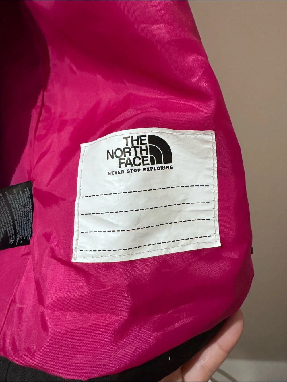 The North Face Hot Pink Fleece Jacket with Hood